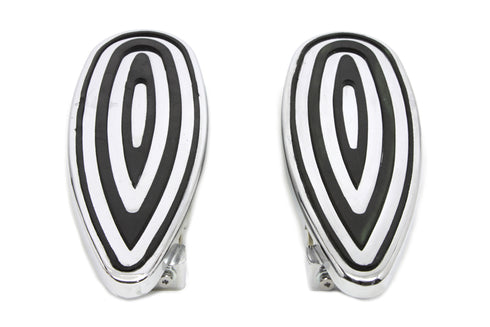Wyatt Gatling Billet Footboard Set Chrome - 27-0994