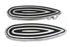 Wyatt Gatling Billet Footboard Set Chrome - 27-0994