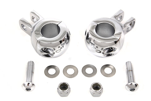 V-Twin Seat Shock Mount Clamp Set - 27-1008