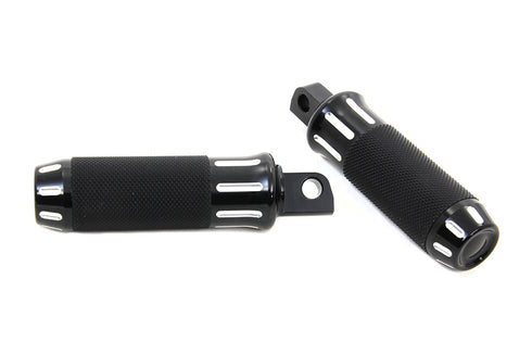 Wyatt Gatling Black Cobra Style Footpeg Set - 27-1009