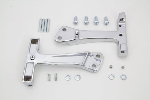 Wyatt Gatling Passenger Footboard Support Chrome - 27-1010