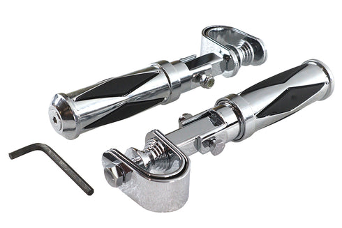 V-Twin Diamond Style Footpeg Set - 27-1018