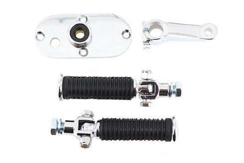 V-Twin FX Mid-Footpeg Set Chrome - 27-1027