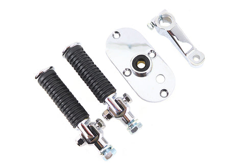 V-Twin FX Mid-Footpeg Set Chrome - 27-1027