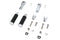 V-Twin FX Footpeg Mount Kit Chrome - 27-1031
