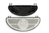 V-Twin Half Moon Footboard Set Black - 27-1045