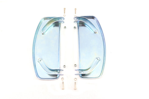 V-Twin 'D' Driver Footboard Set Zinc - 27-1048