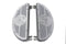 V-Twin Half Moon Footboard Kit Chrome - 27-1049