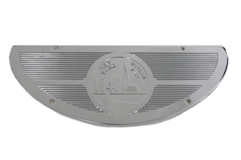 V-Twin Half Moon Footboard Kit Chrome - 27-1049