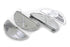 V-Twin Half Moon Footboard Kit Chrome - 27-1049