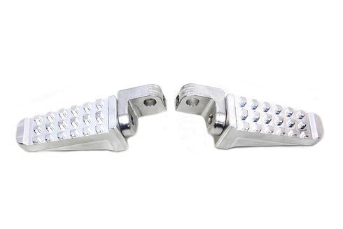 Wyatt Gatling Polished Racer Style Footpeg Set - 27-1052