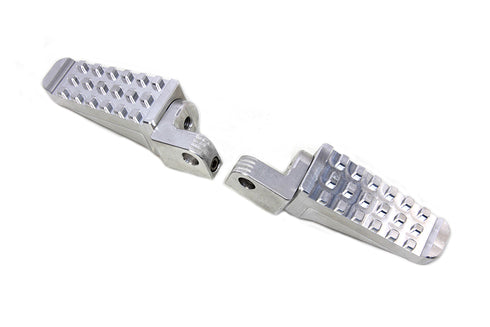 Wyatt Gatling Polished Racer Style Footpeg Set - 27-1052