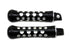 Wyatt Gatling Black Contour Agostinni Footpeg Set - 27-1060