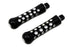 Wyatt Gatling Black Contour Agostinni Footpeg Set - 27-1060