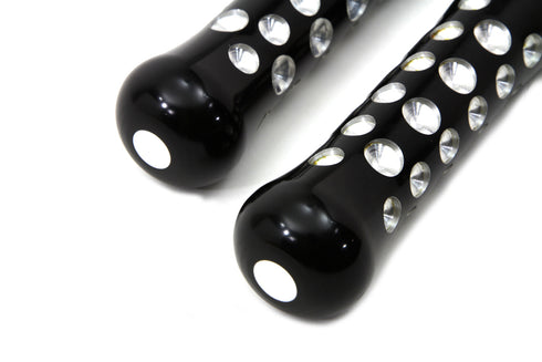 Wyatt Gatling Black Contour Agostinni Footpeg Set - 27-1060