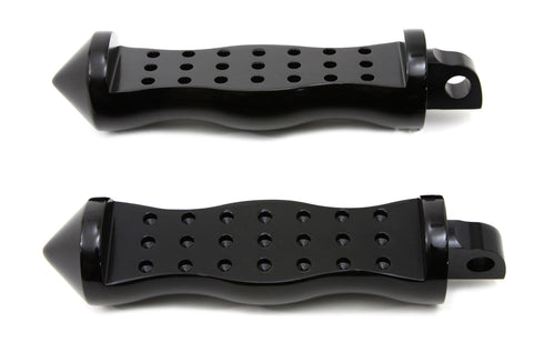 Wyatt Gatling Black Form Factor Footpeg Set Druid Style - 27-1062