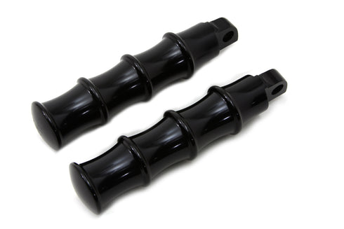 Wyatt Gatling Black Tribal Style Footpeg Set - 27-1066