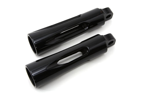 Wyatt Gatling Black Milled Style Footpeg Set - 27-1067