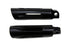 Wyatt Gatling Black Milled Style Slasher Footpeg Set - 27-1068