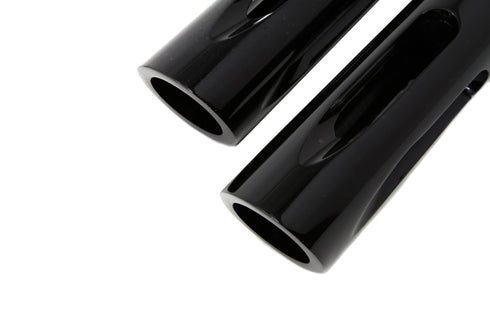 Wyatt Gatling Black Milled Style Slasher Footpeg Set - 27-1068