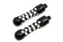 Wyatt Gatling Black Contour Agostinni Footpeg Set - 27-1072