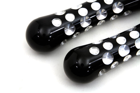 Wyatt Gatling Black Contour Agostinni Footpeg Set - 27-1072