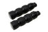 Wyatt Gatling Black Three Band Style Footpeg Set - 27-1074