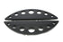 Wyatt Gatling Driver Black Half Moon Footboard Set With Holes - 27-1078