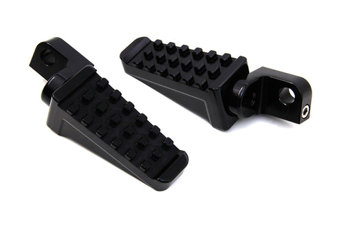 Wyatt Gatling Black Racer Style Footpeg Set - 27-1084