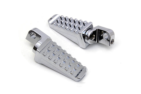 Wyatt Gatling Chrome Racer Style Footpeg Set - 27-1085