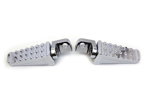 Wyatt Gatling Chrome Racer Style Footpeg Set - 27-1085