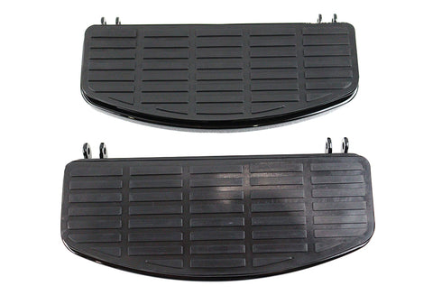 V-Twin 'D' Driver Footboard Set Black - 27-1136
