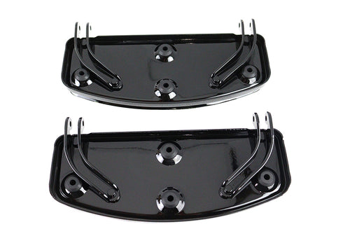 V-Twin 'D' Driver Footboard Set Black - 27-1136