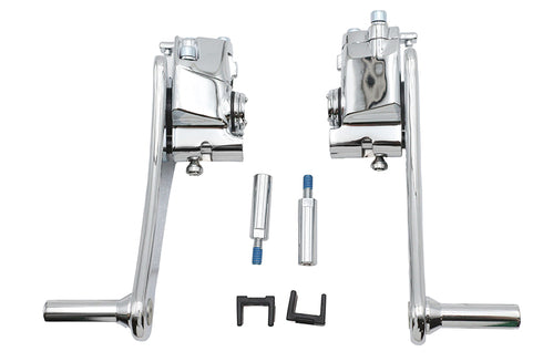 V-Twin Adjustable Auxiliary Passenger Footpeg Mount Set - 27-1187