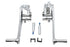 V-Twin Adjustable Auxiliary Passenger Footpeg Mount Set - 27-1187