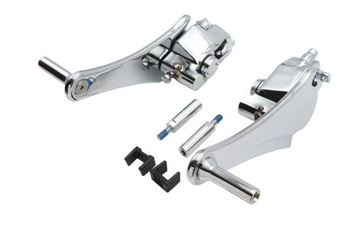 V-Twin Adjustable Auxiliary Passenger Footpeg Mount Set - 27-1187