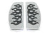 Wyatt Gatling Driver Footboard Set with Flame Design - 27-1205
