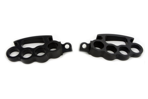 Wyatt Gatling Black Knuckle Footpeg Set - 27-1208
