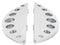 Wyatt Gatling Driver Chrome Half Moon Footboard Set - 27-1209