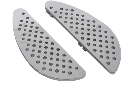 Wyatt Gatling Driver Chrome Half Moon Footboard Set - 27-1237