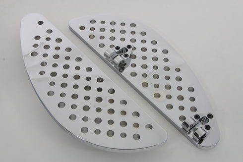Wyatt Gatling Driver Chrome Half Moon Footboard Set - 27-1237