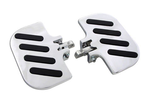 Wyatt Gatling Chrome Slot Inverted Passenger Footboard Set - 27-1239