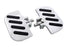 Wyatt Gatling Chrome Slot Inverted Passenger Footboard Set - 27-1239
