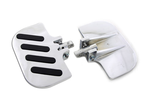 Wyatt Gatling Chrome Slot Inverted Passenger Footboard Set - 27-1239