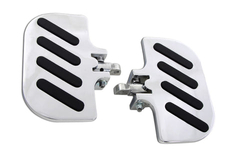 Wyatt Gatling Chrome Slot Inverted Passenger Footboard Set - 27-1239