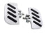 Wyatt Gatling Chrome Slot Inverted Passenger Footboard Set - 27-1239