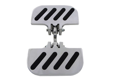 Wyatt Gatling Chrome Slot Inverted Passenger Footboard Set - 27-1239
