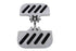 Wyatt Gatling Chrome Slot Inverted Passenger Footboard Set - 27-1239