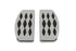 Wyatt Gatling Driver Footboard Set with Diamond Design - 27-1251