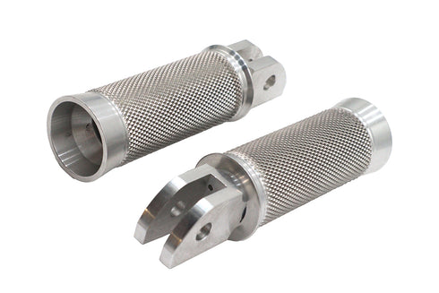 V-Twin M8 Speedster Driver Footpeg Set Polished - 27-1255